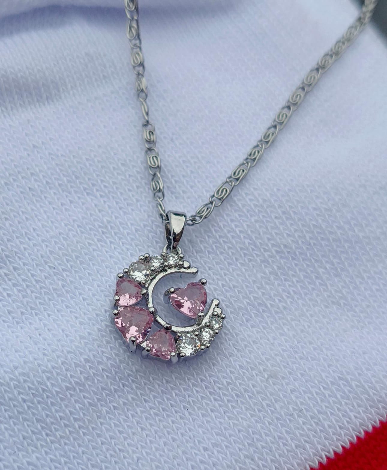 Collar Luna de corazones